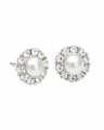 Miss Sofia Pearl earrings cream