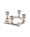 Antler Candle Holder Silver