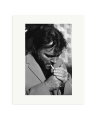 Burton lighting a cigarette Print Only / Medium