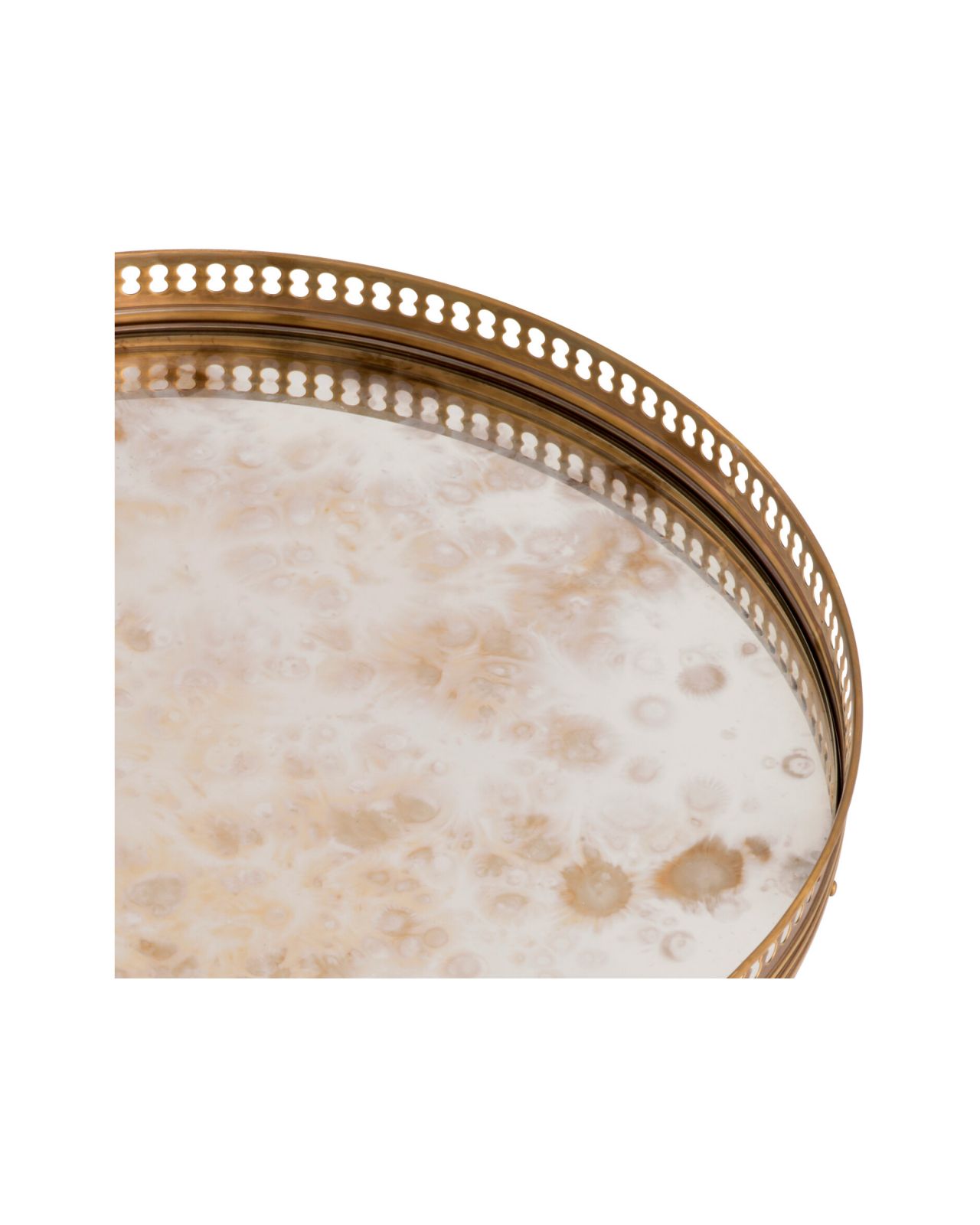 Classico Side Table Vintage Brass