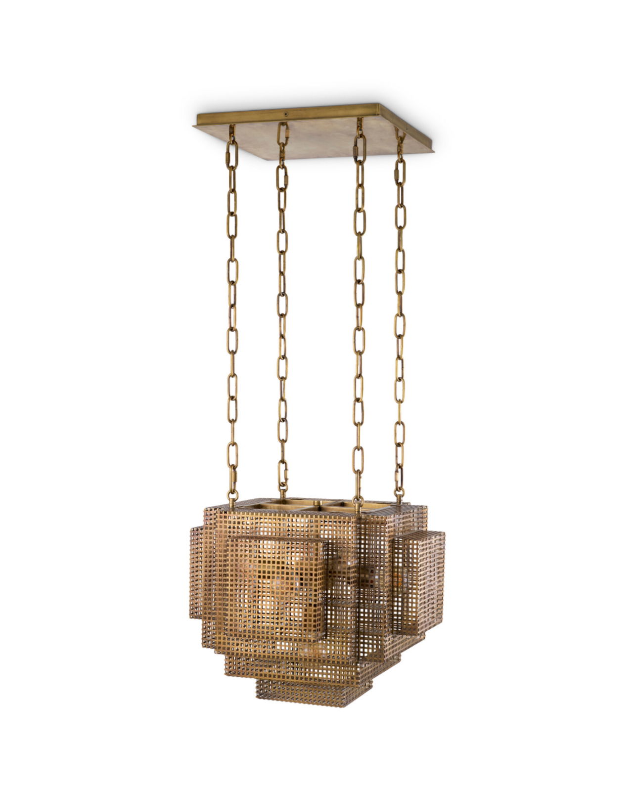 Geary Pendant Vintage Brass