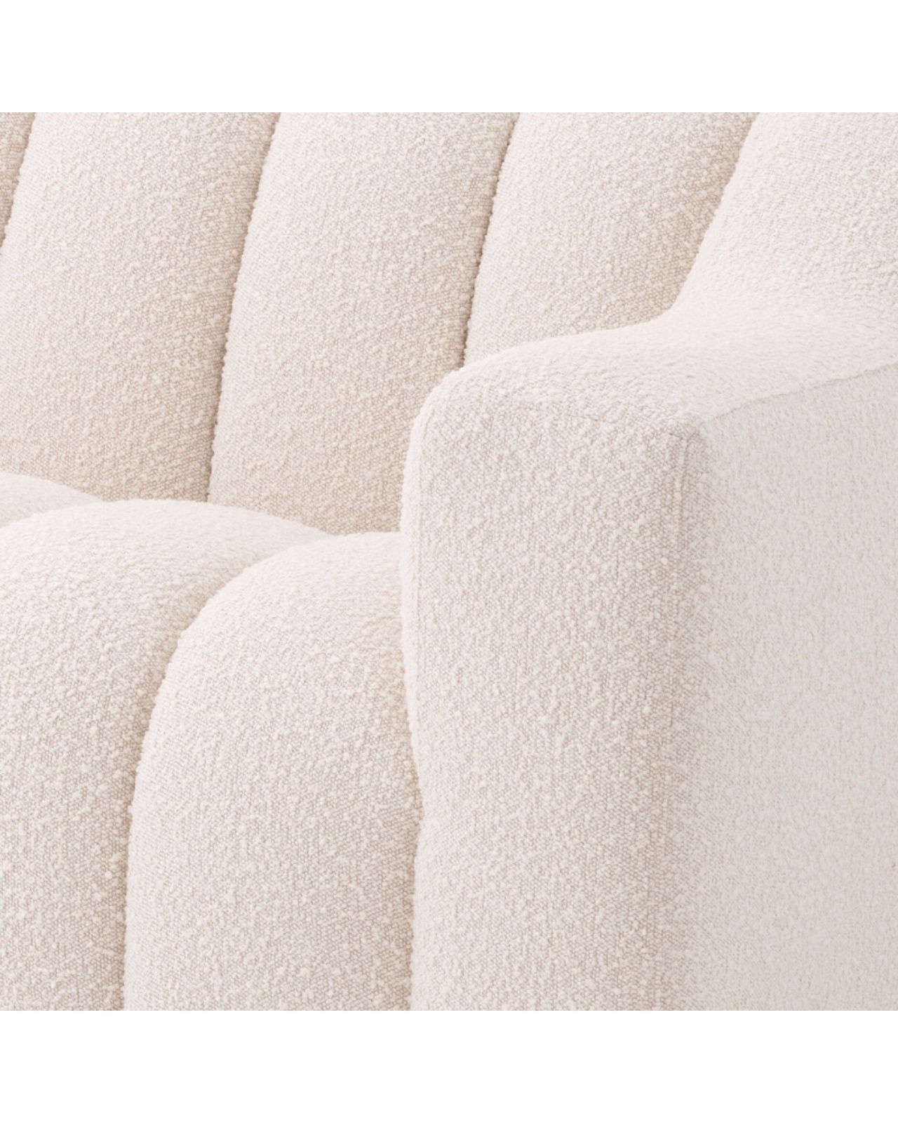 Kelly bank bouclé cream