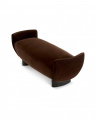 Stirling Bench Sonoma Brown Velvet
