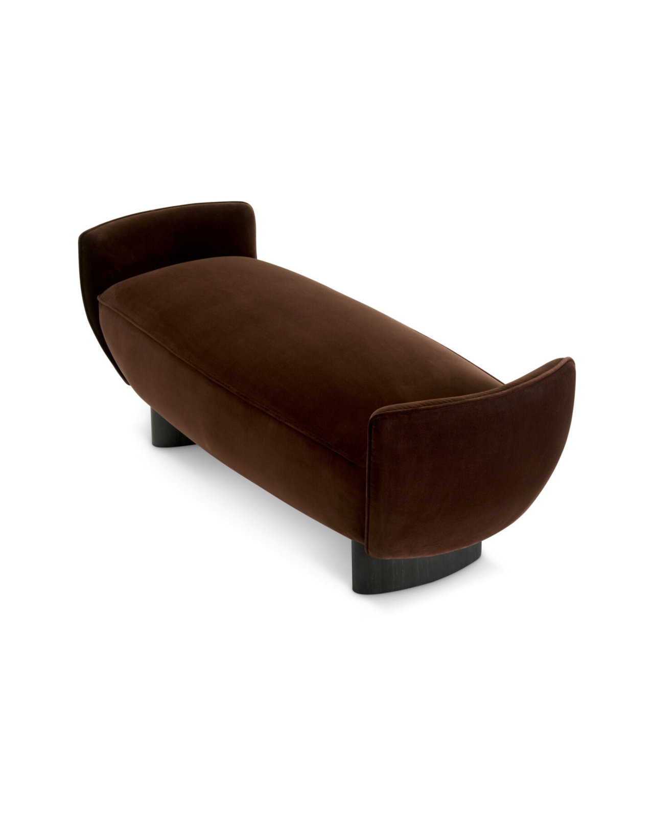 Stirling Bench Sonoma Brown Velvet