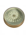 3" Facet Compass Brass