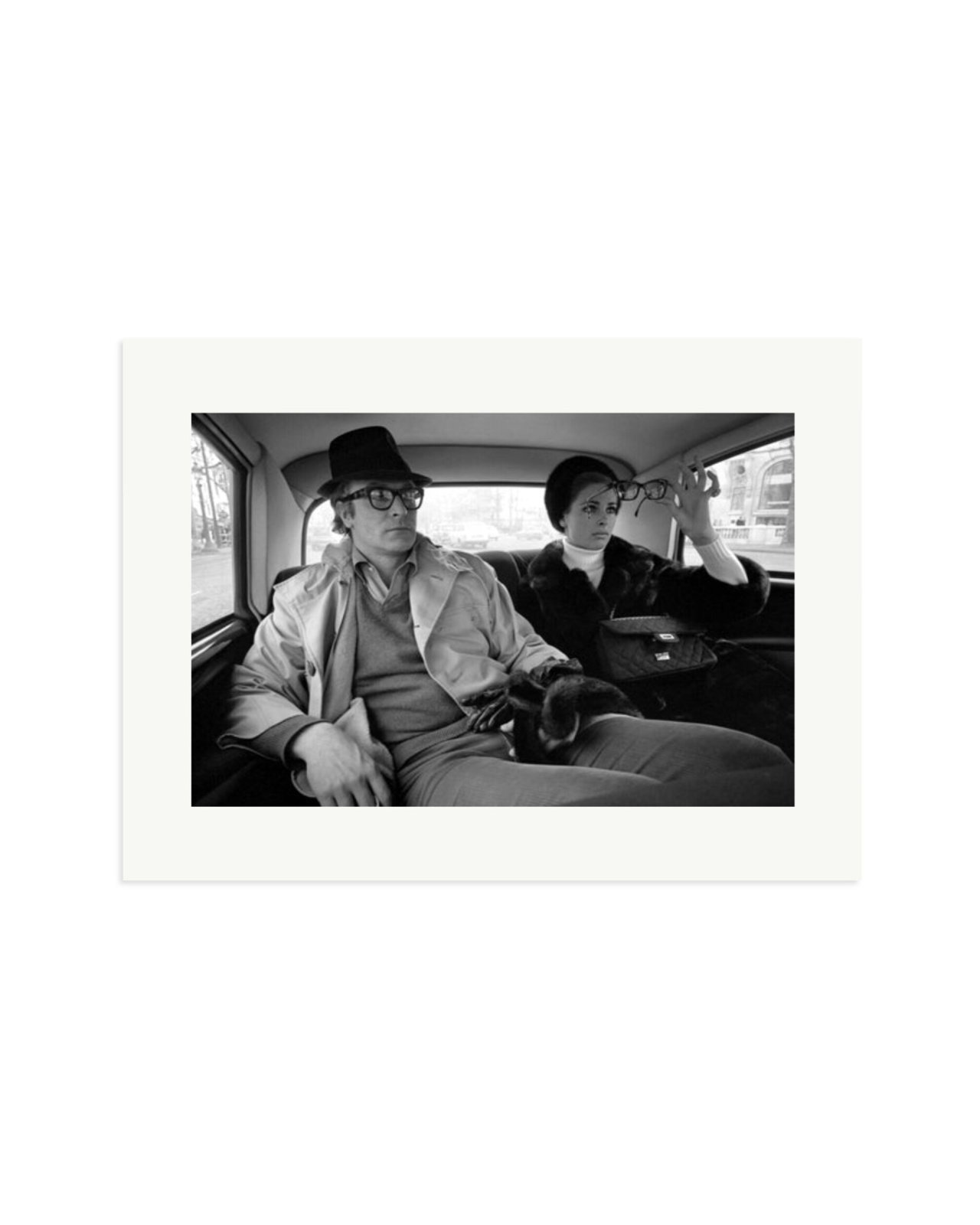 Camilla Sparv with Michael Caine Print Only / XL