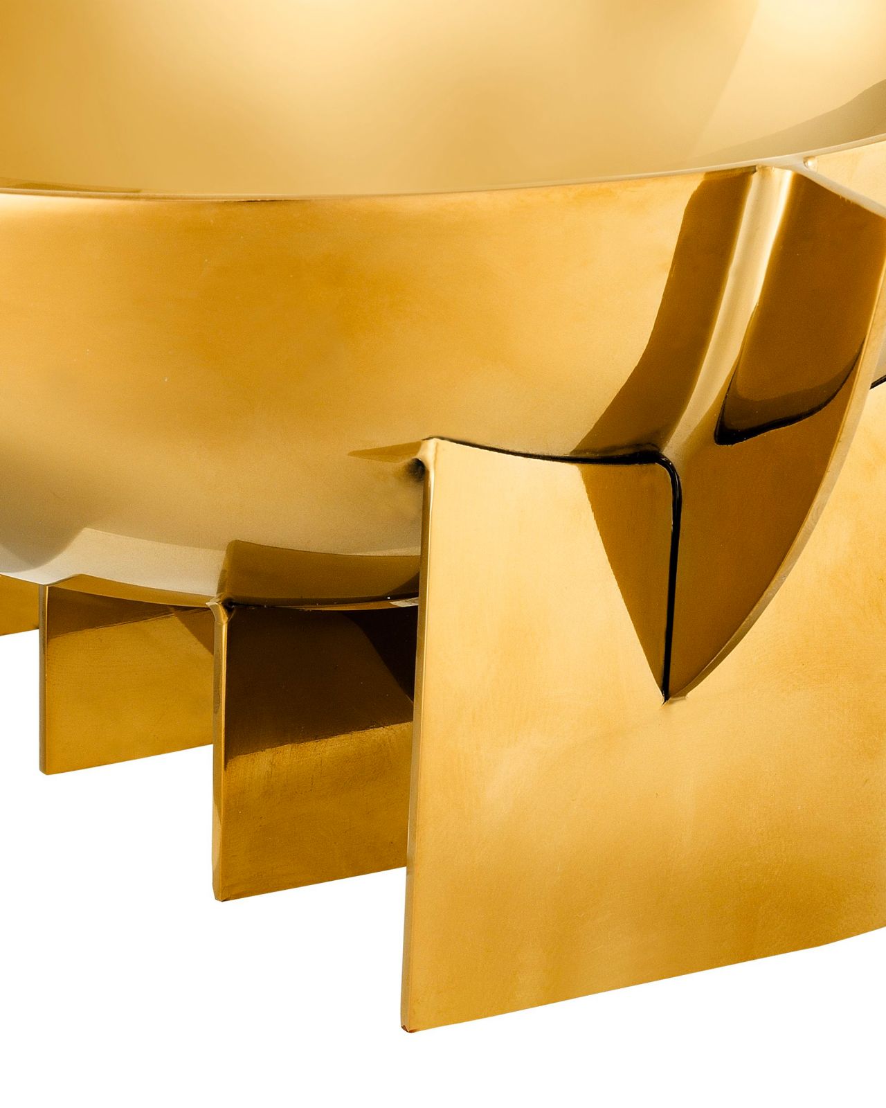 Bismarck serveringsskål guld