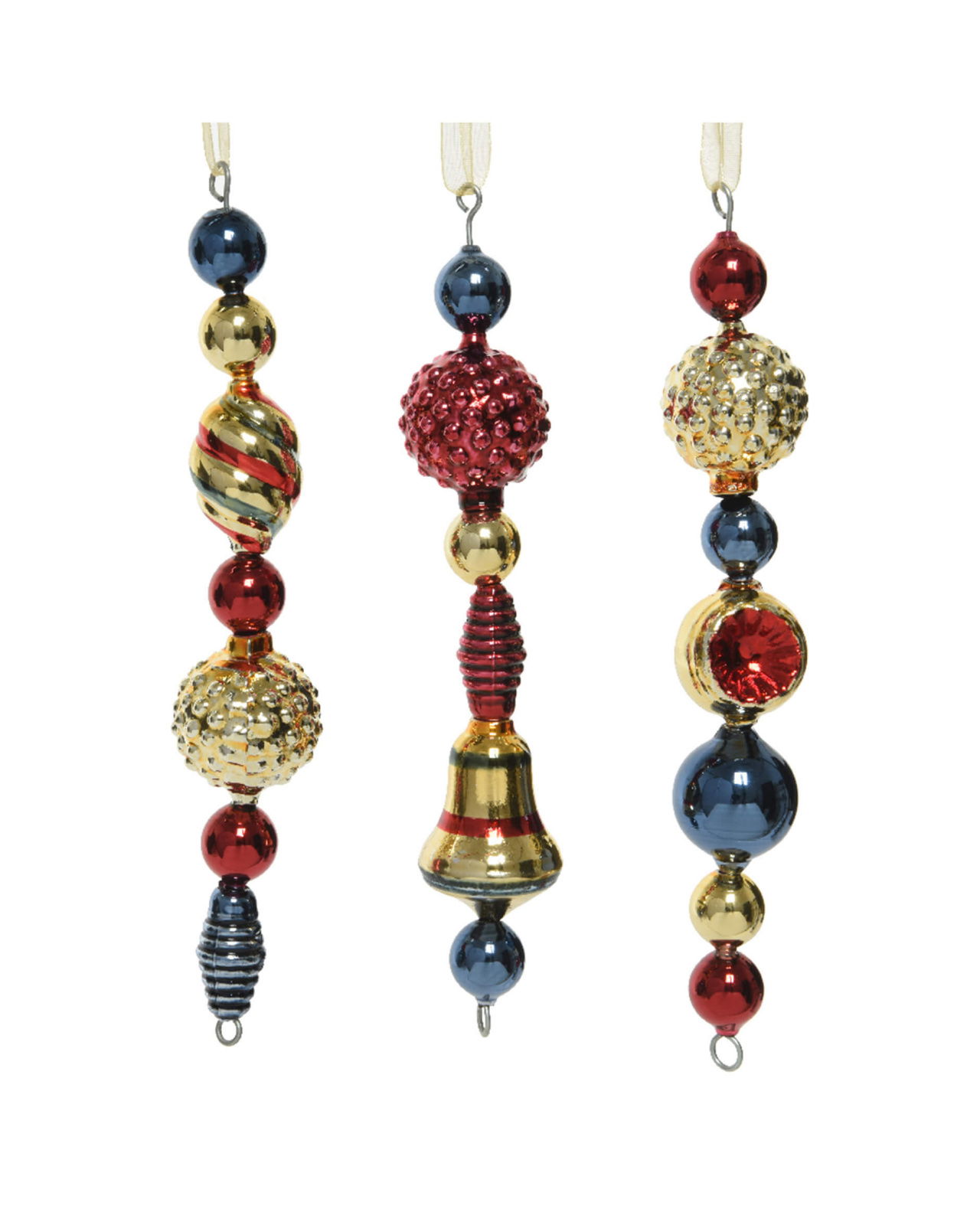 Nettie Ornament Red/Gold