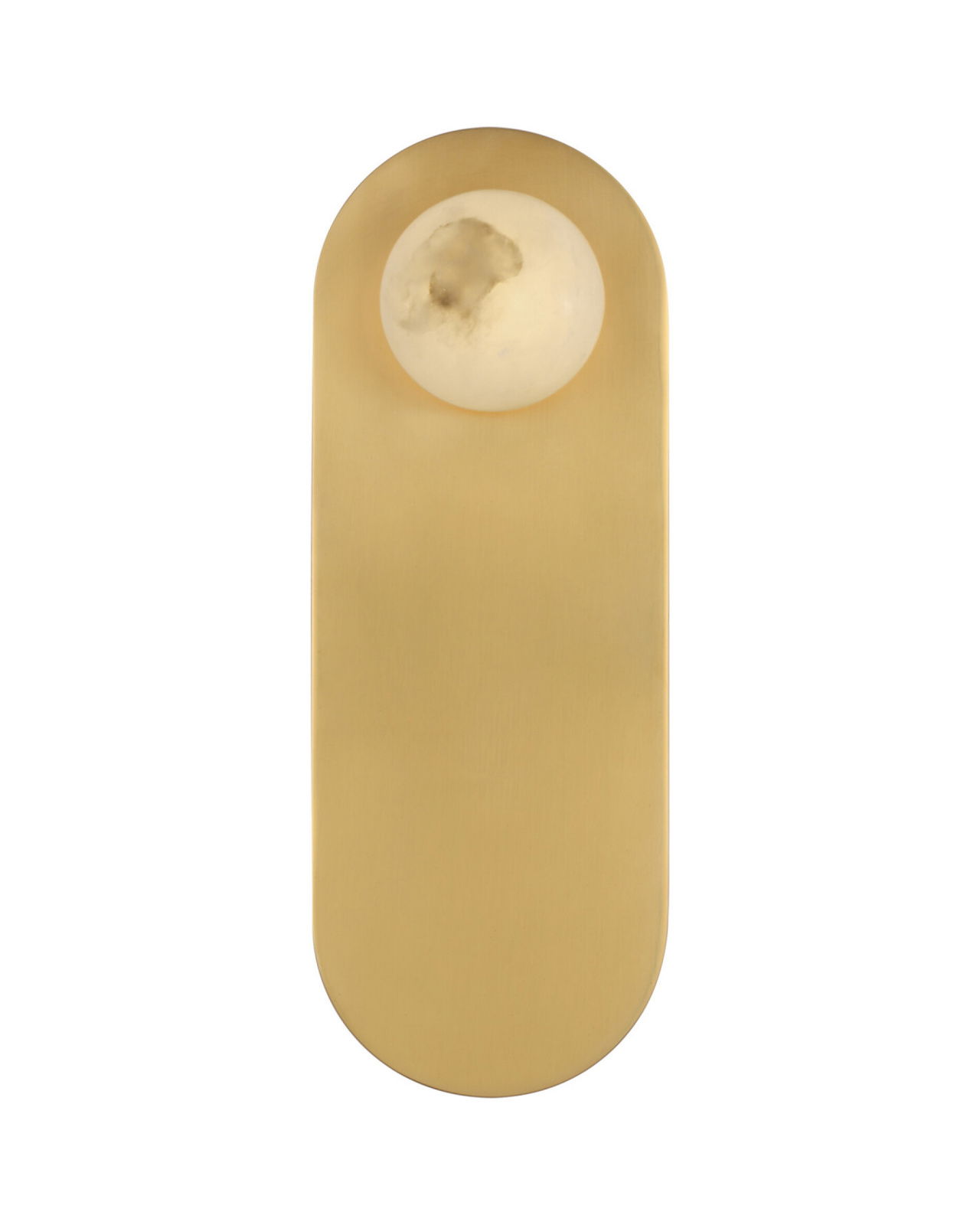 Pertica 9" Sconce Mirrored Antique Brass