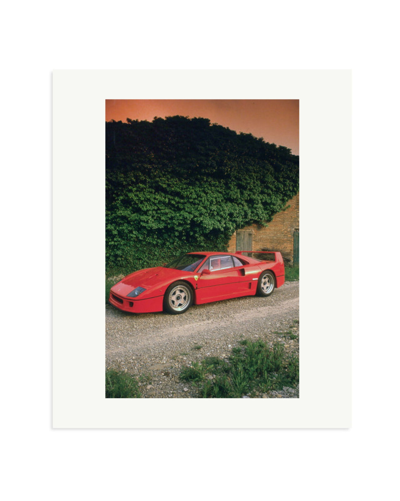 F40 Press Launch Print Only / Large