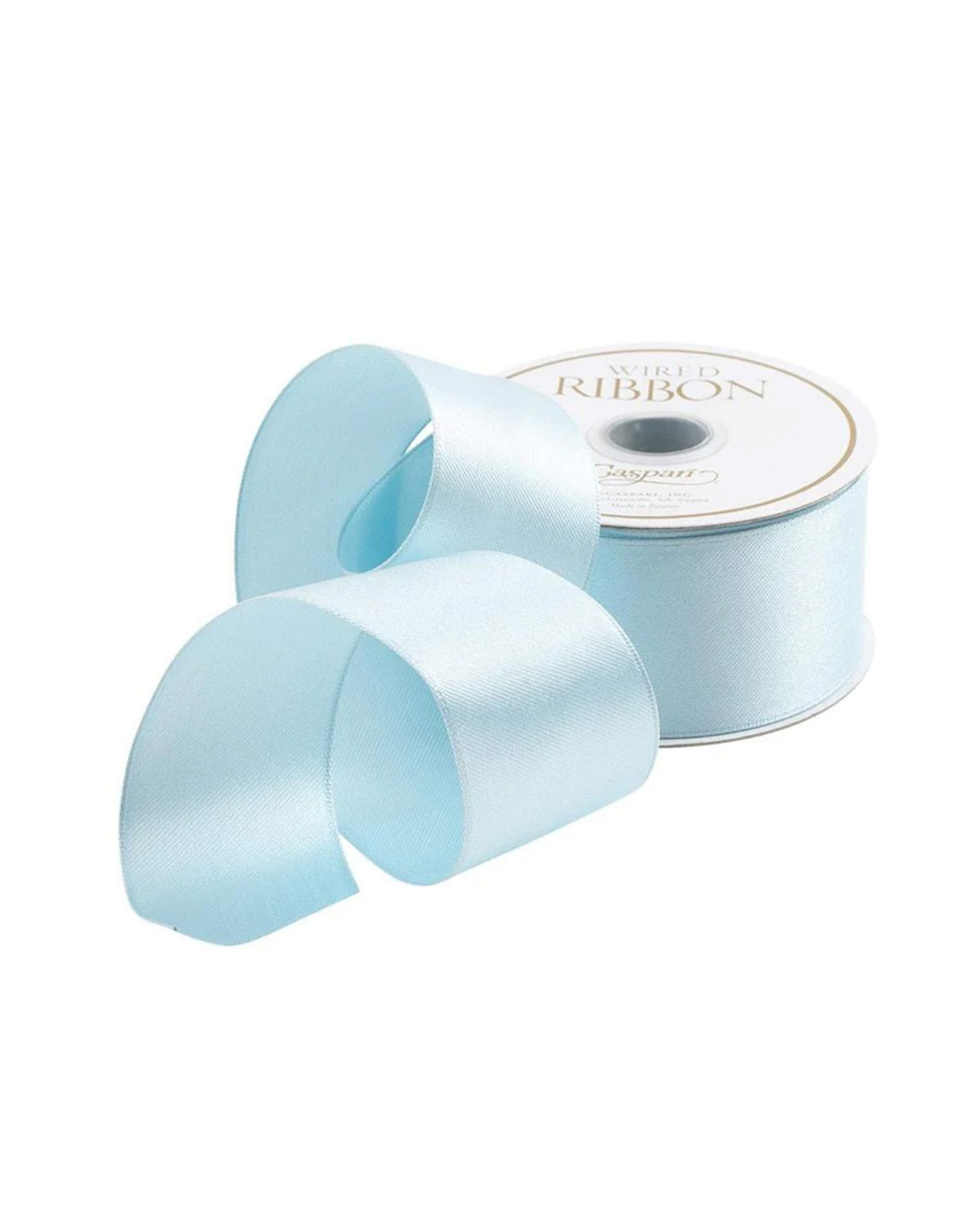 Satijnlint lichtblauw 8,2m