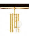 Lorenzo floor lamp gold black