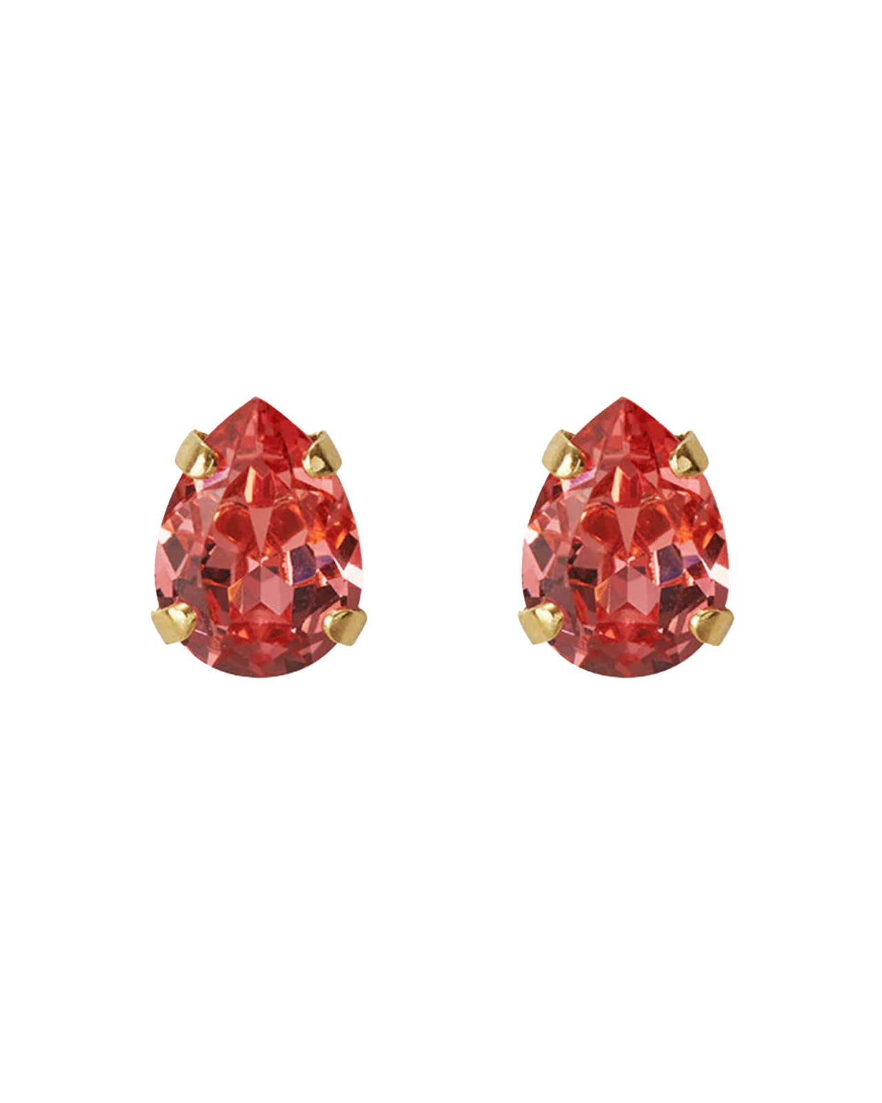 Super Petite Drop Stud øreringe rose peach