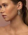 Alice Bow Earrings Crystal