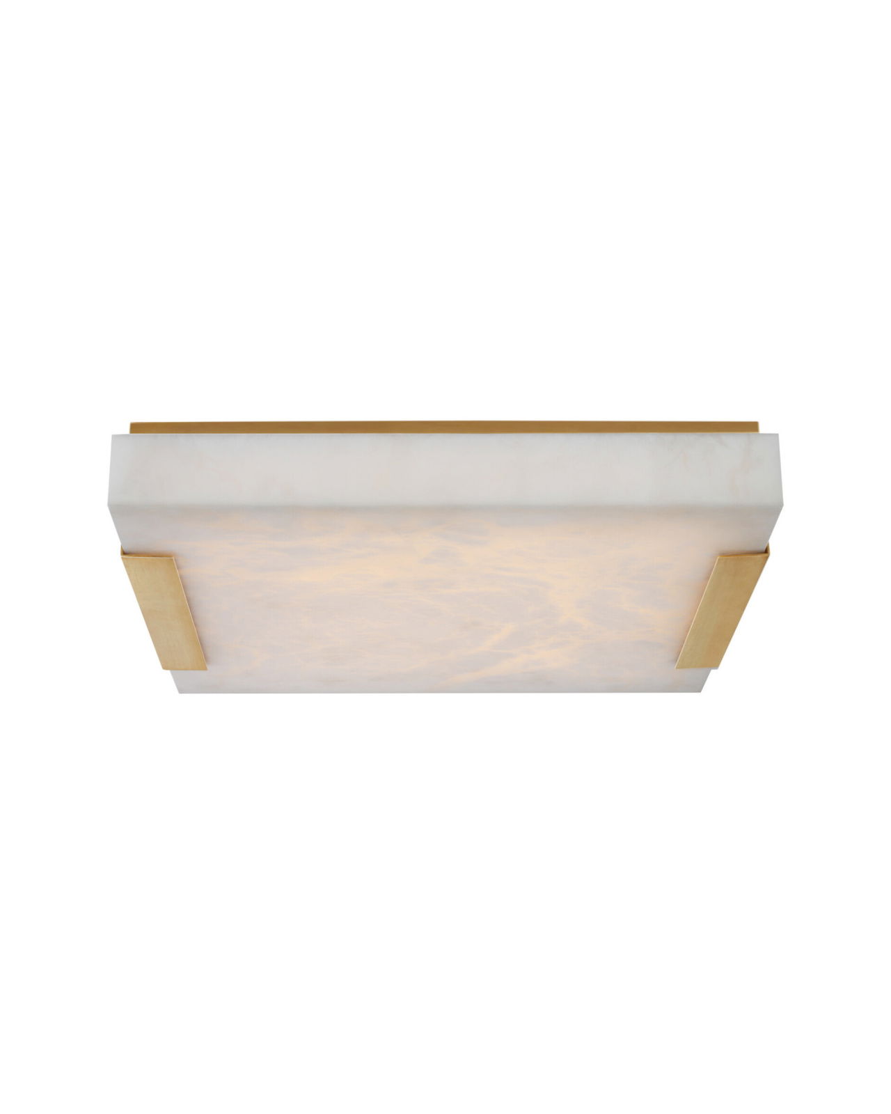 Covet Large Flush Mount Brass