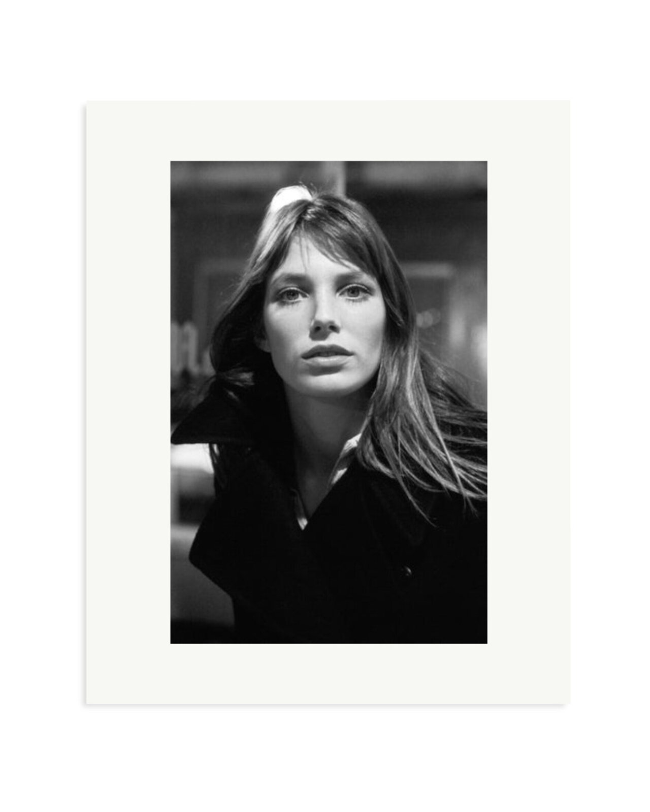 Jane in Paris, Black and White Print Only / Medium