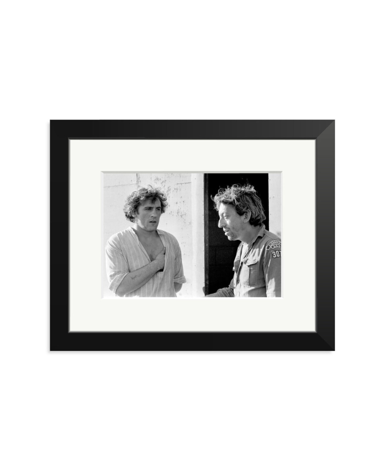 Gerard Depardieu and Serge Gainsbourg Black / Small