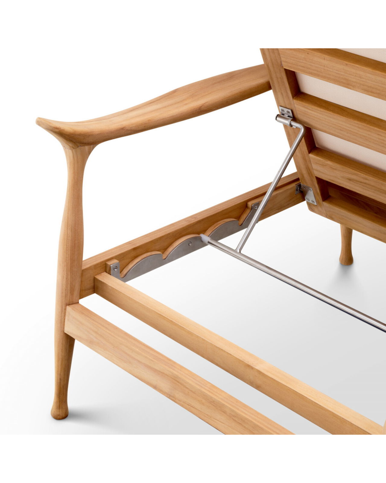 Manzo Sonnenliege Flores Off-White