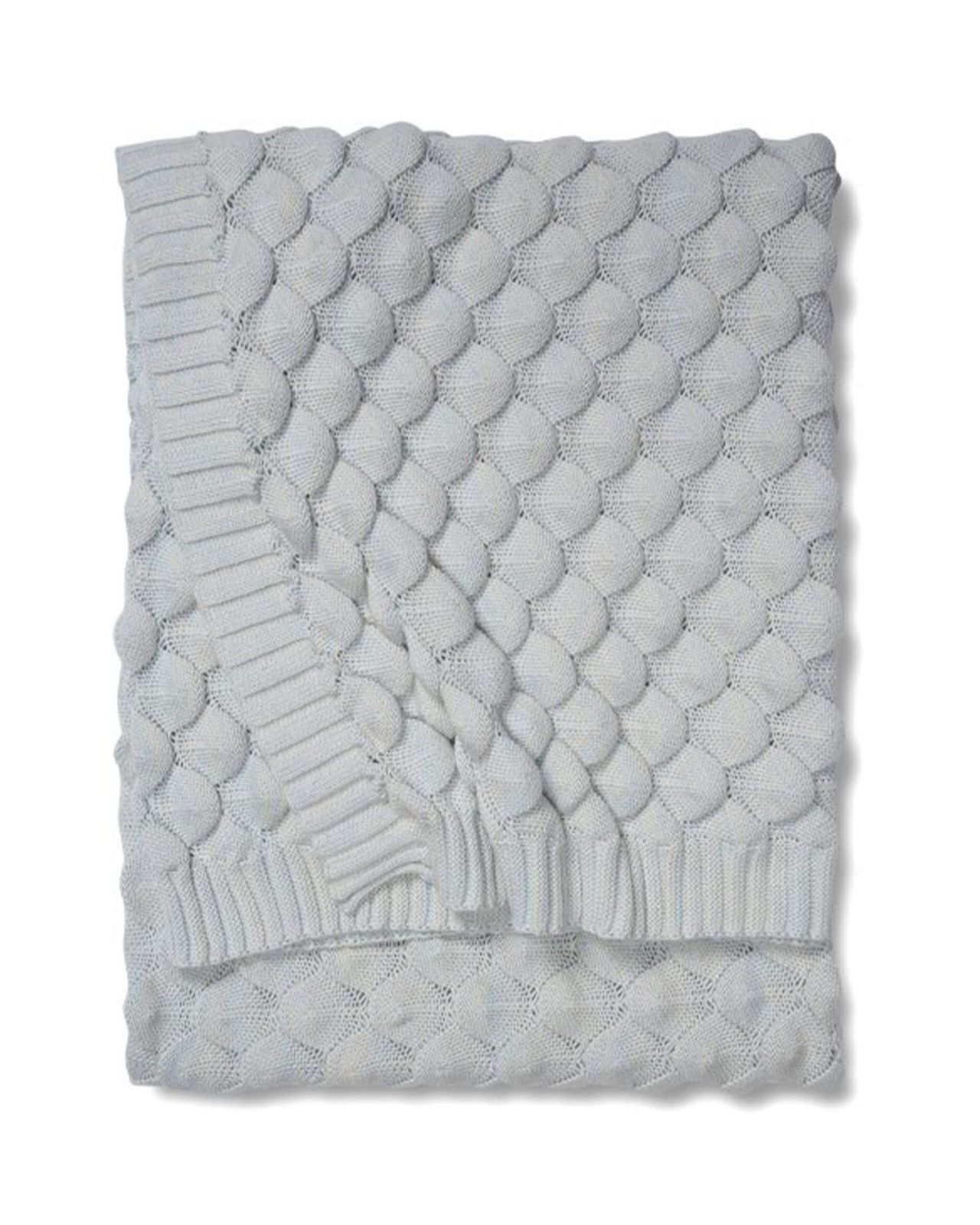 Aldi grey knitted throw sale