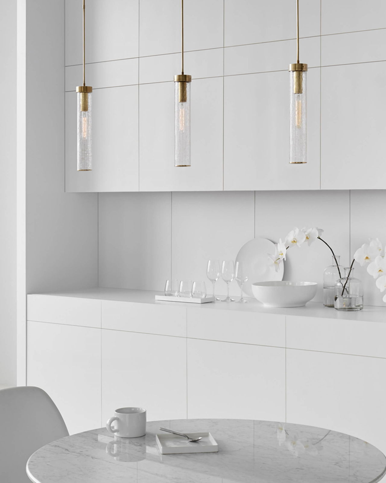Liaison Long Pendant Antique-Burnished Brass