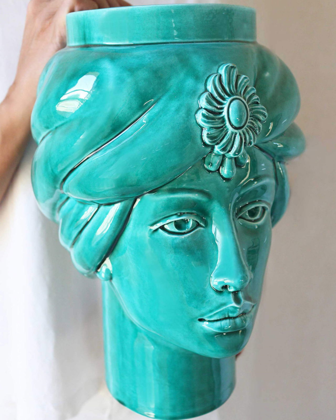 Testa di Moro donna smaragdgrön