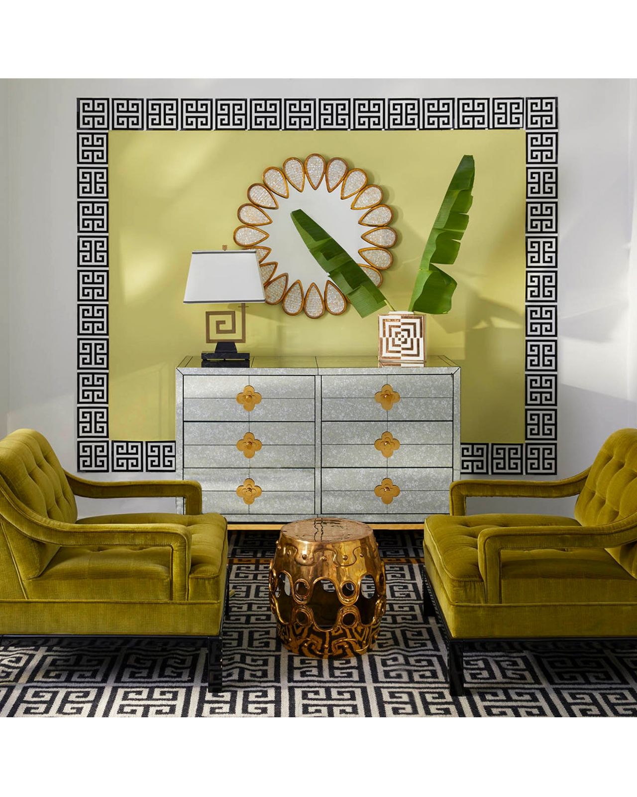 Delphine Dresser Brass