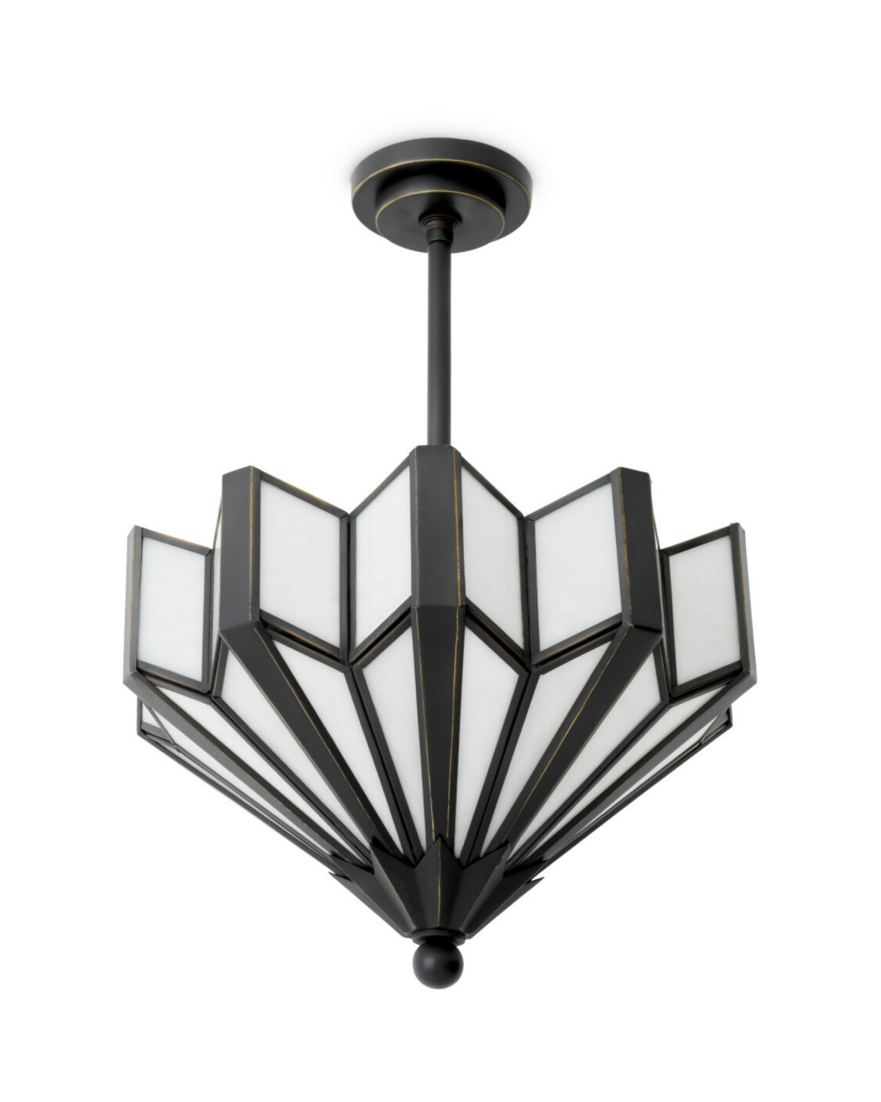 Victory plafondlamp brons