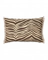 Zebra kissen braun