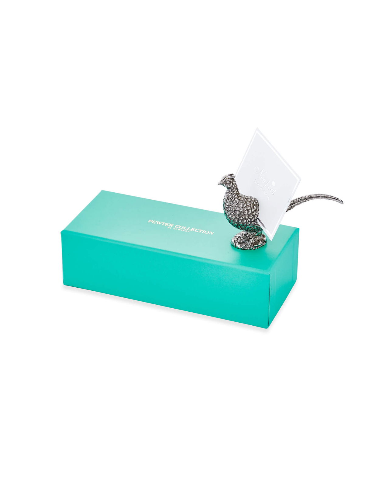 Fasan placeringskortshållare tenn