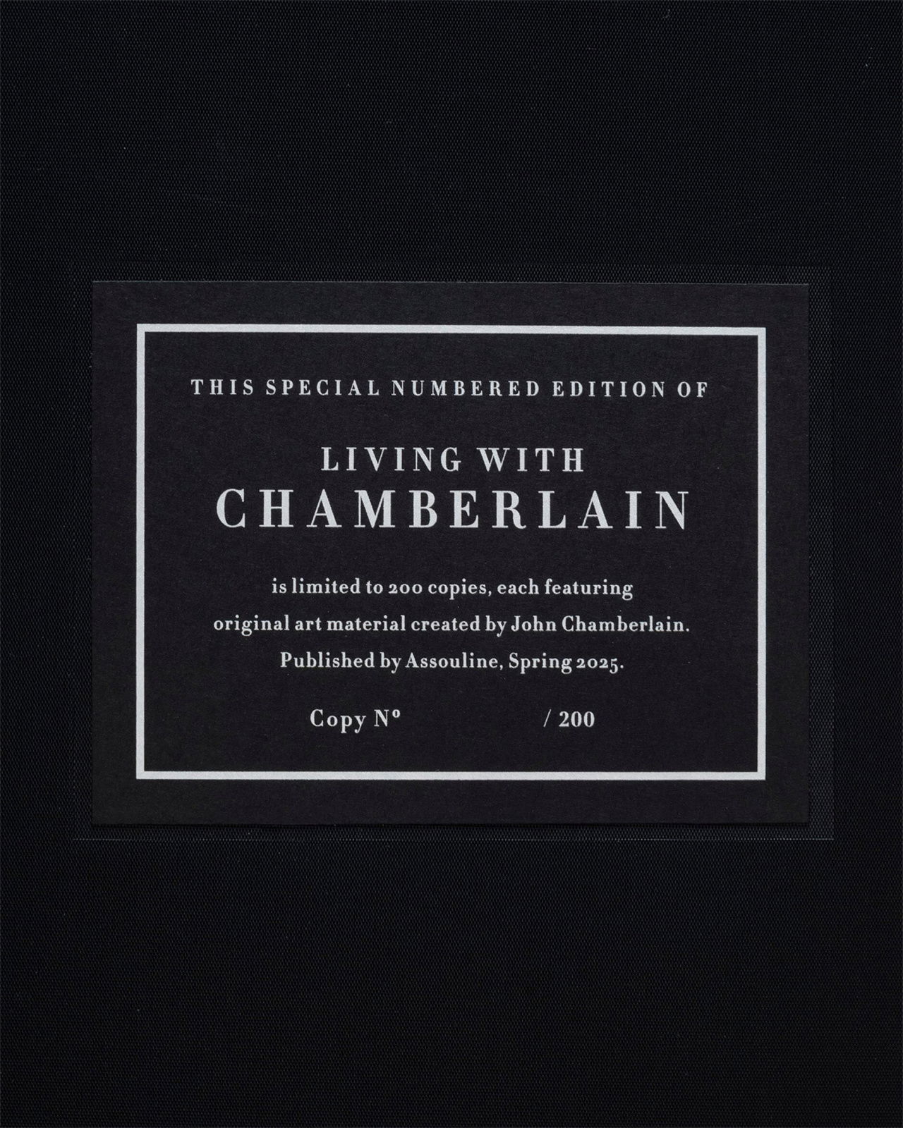 Living with Chamberlain, Art in Residence (Special Edition)