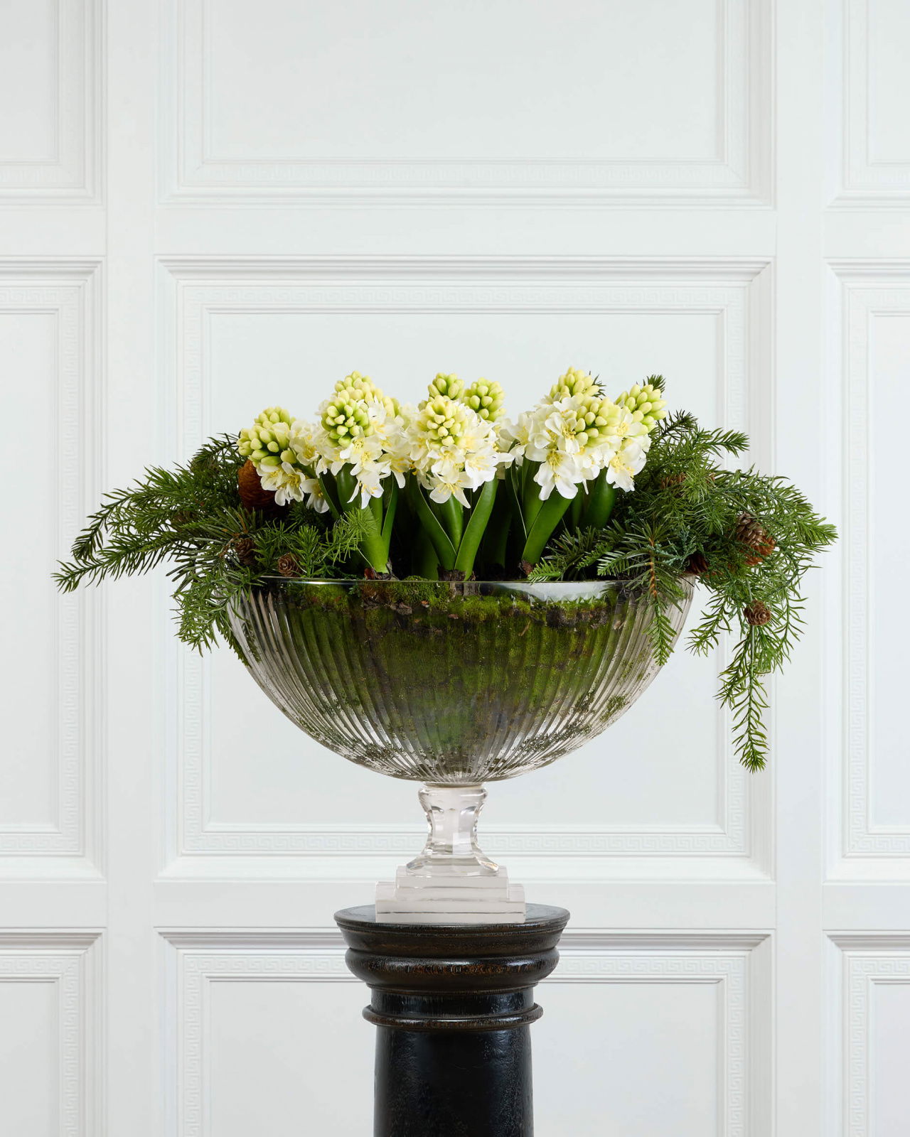 Hyacinth Artificial Plant White