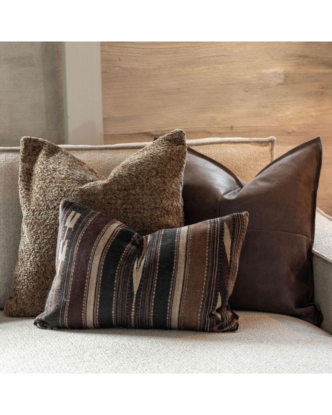 Cusco kuddfodral brun