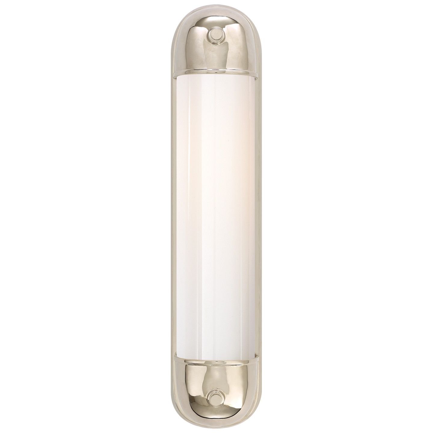 Selecta Long Glass Sconce Polished Nickel