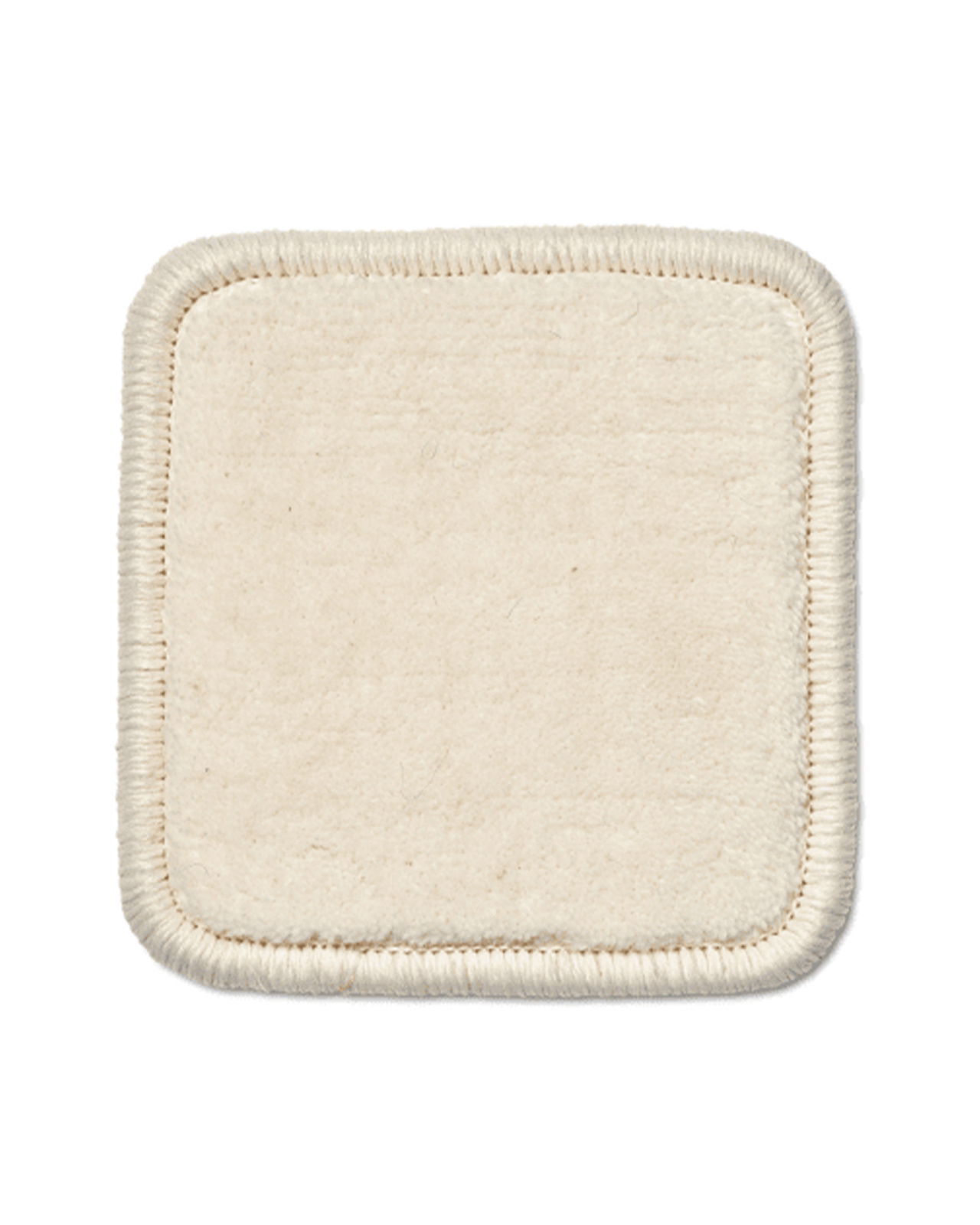 Lobby rug with edging off-white