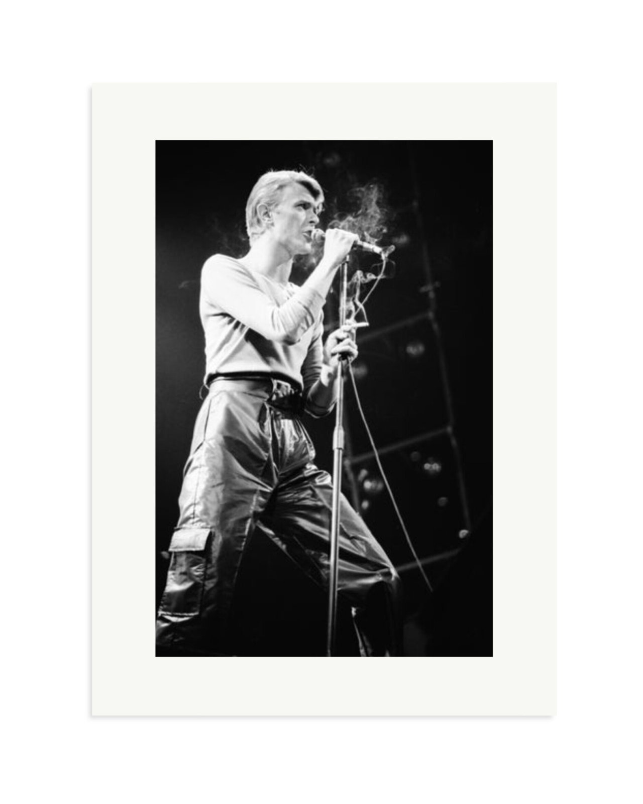 Smoking Bowie, 1978 Print Only / XL