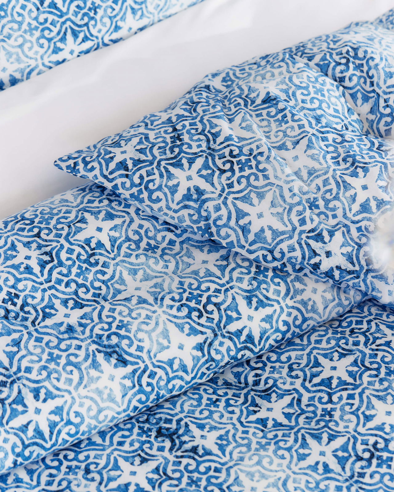 Portofino pussilakanasetti sininen