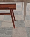 Square Rug Grey/Natural