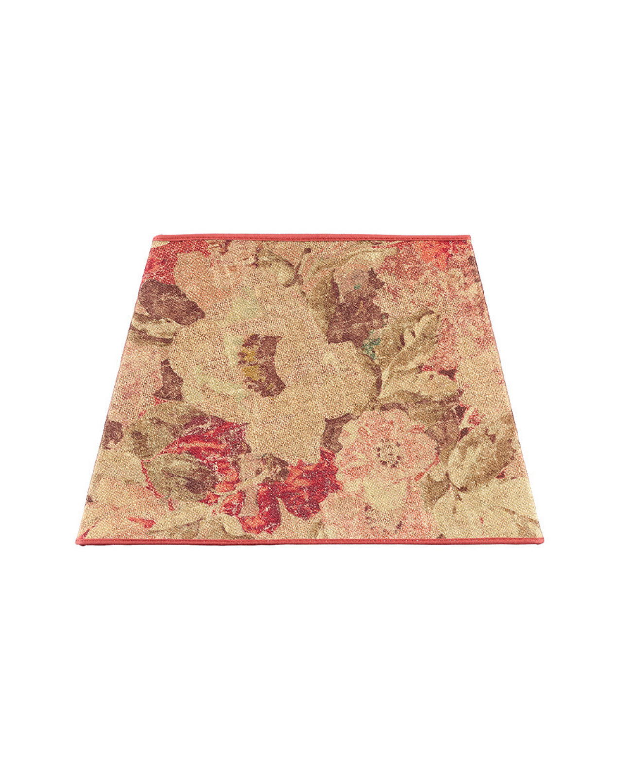 Vierkante lampenkap rosewood rouge