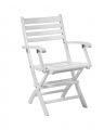 York Folding Chair, white