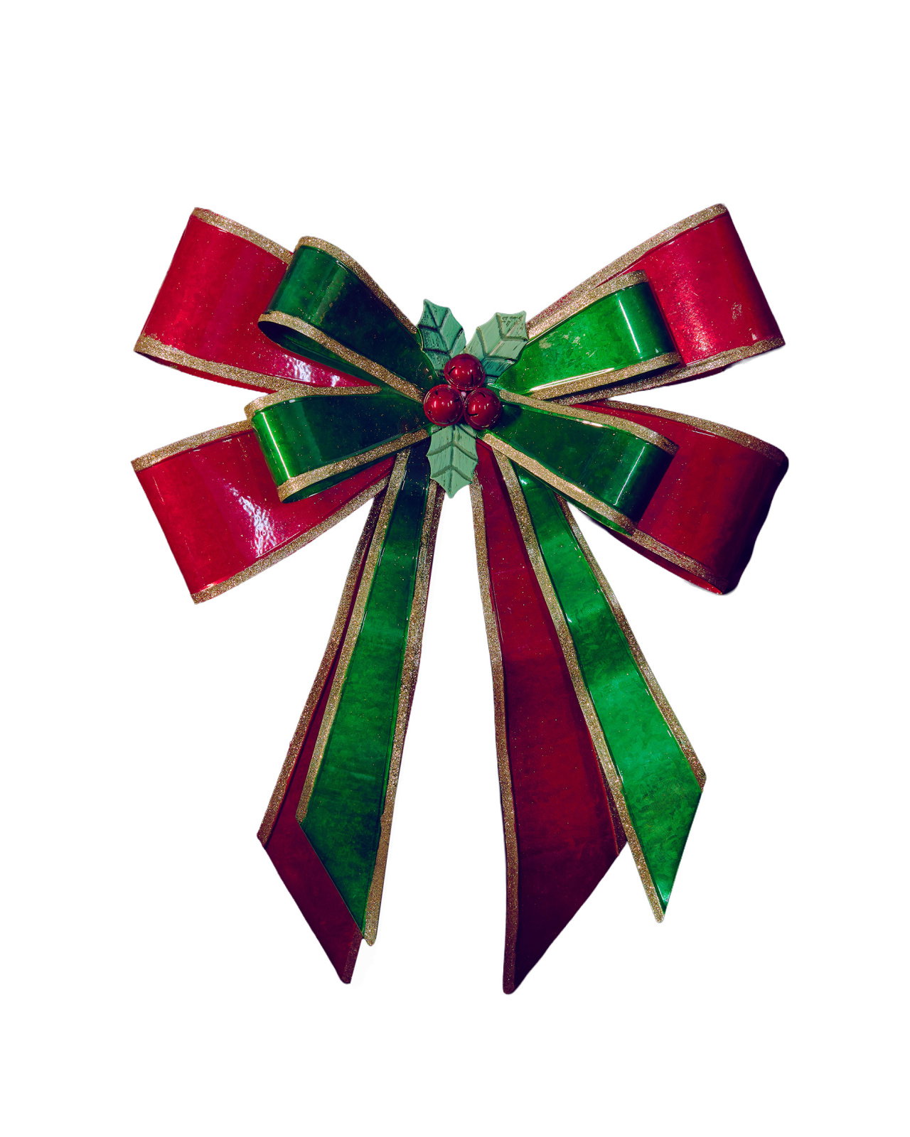 Rosalie Bow Red/Green 58 cm