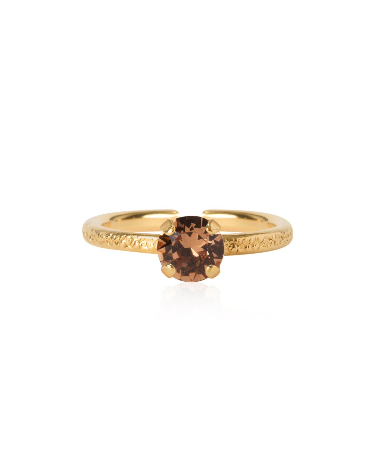 Natti ring ReCreated light smoked topaz