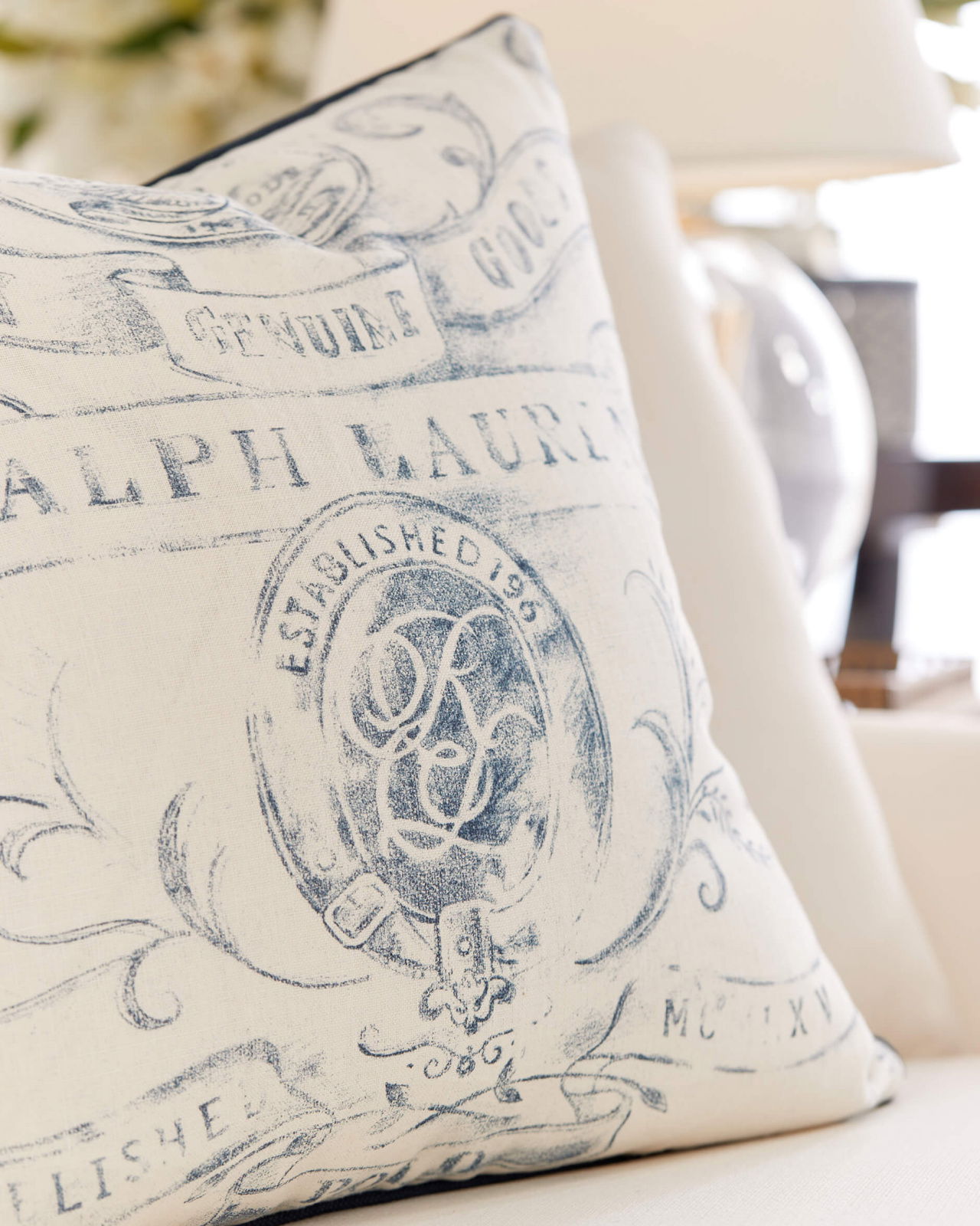 Gunnison Hopsack kuddfodral porcelain