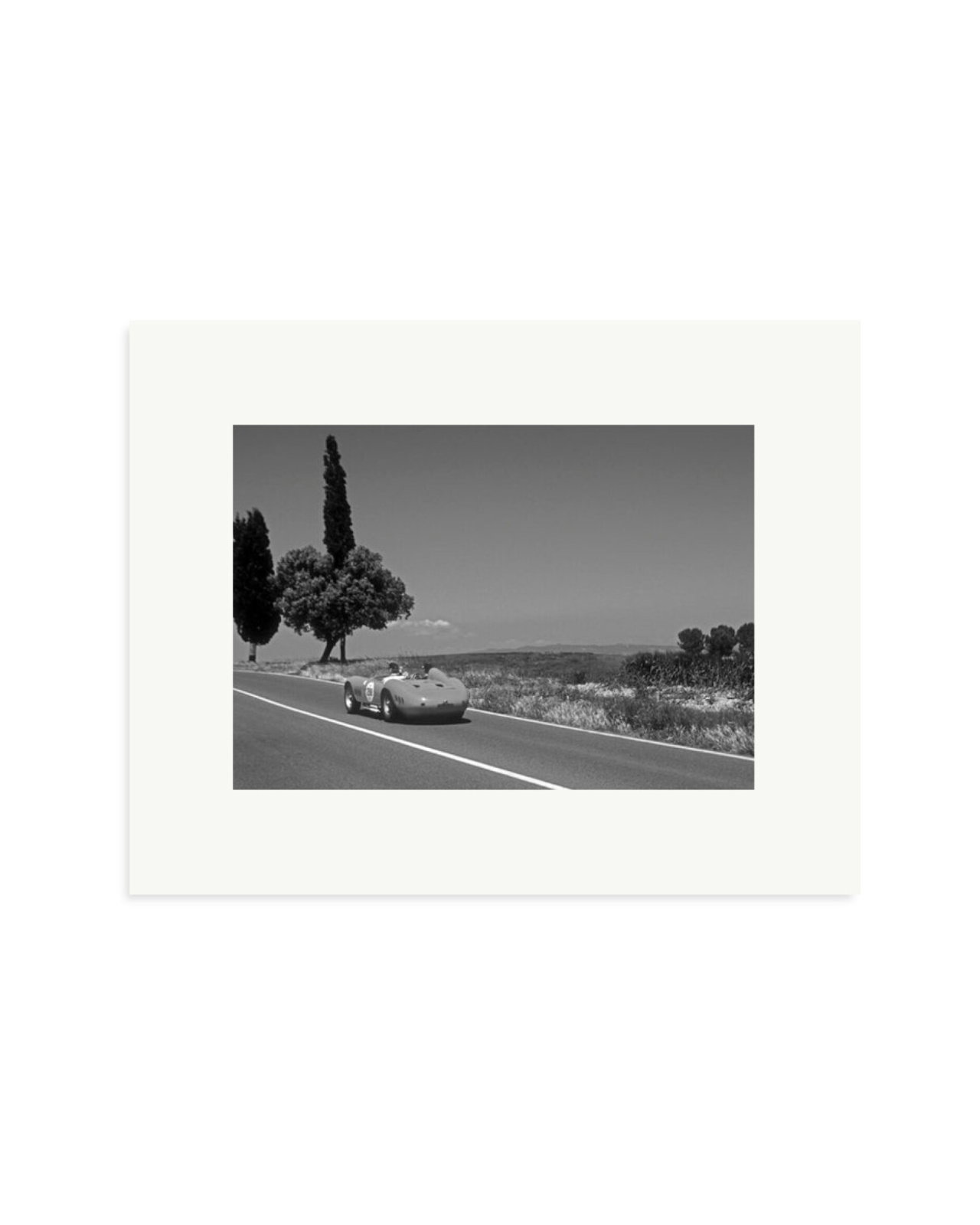 Maserati 300S in Italy Print Only / Small