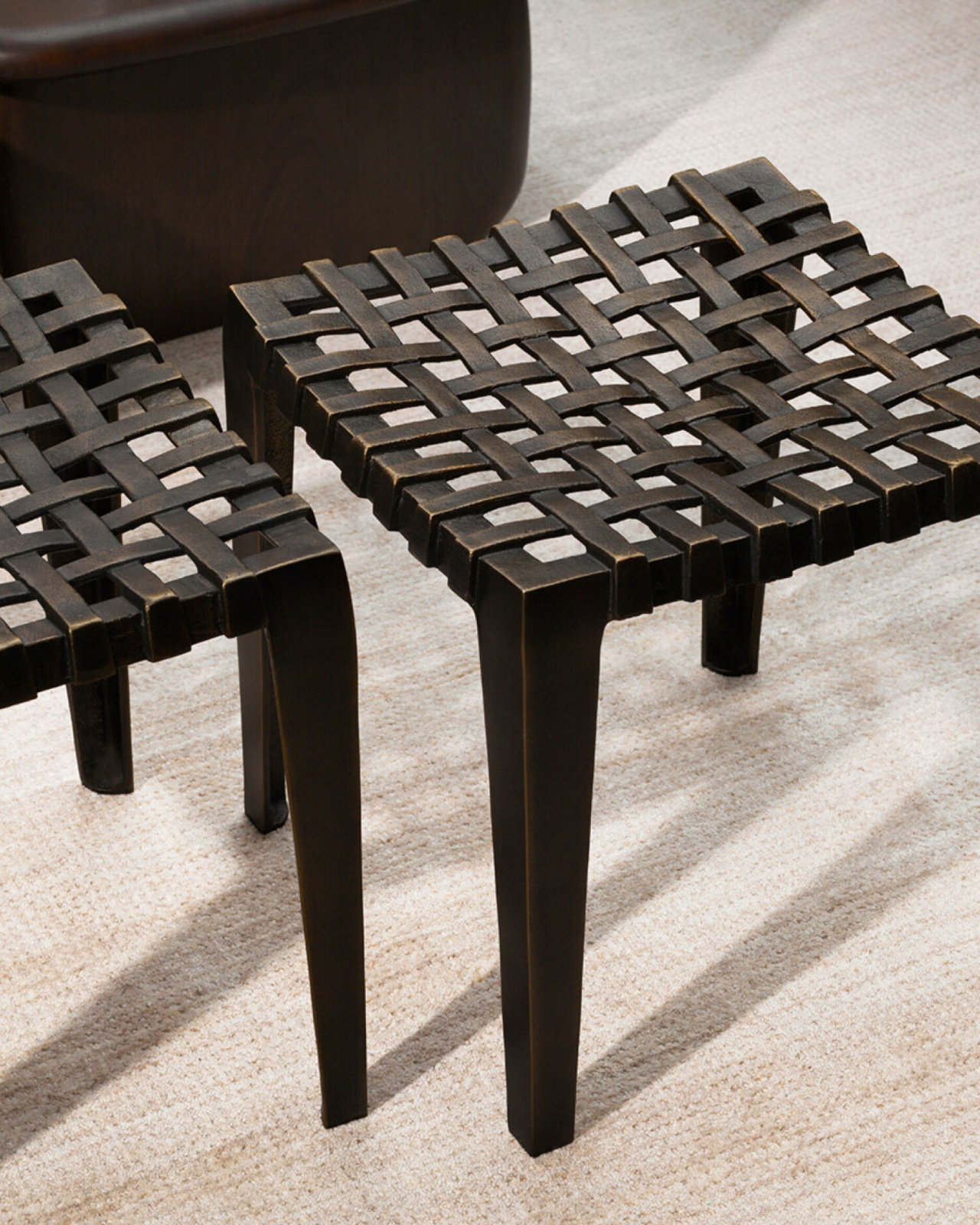 Blackwell stool antique bronze finish