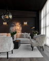 Timeless Ceiling Lamp Round Black XL
