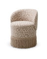 Greer matstol Harley leopard beige