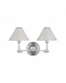 Anette Double Sconce Polished Nickel