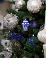 Avery tak kerstdecoratie blauw