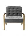 Ernesto fauteuil clarck grey