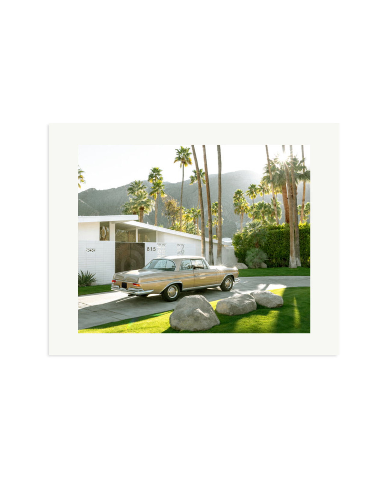 Mercedes-Benz in Palm Springs Print Only / Medium